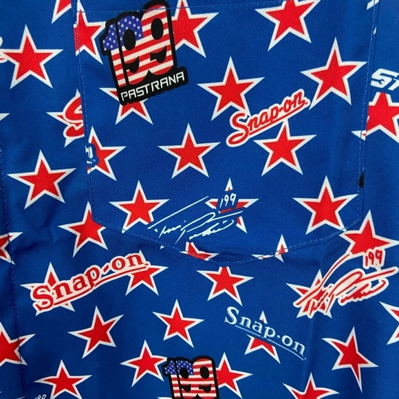 DIXXON 199 Travis Pastrana Snap On Short Sleeve Mens Shirt L Limited Edition - Picture 4 of 11